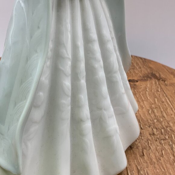 Lladro Vintage 1991 Christmas Angel Tree Topper Porcelain Figurine - Picture 9 of 10